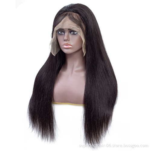 13x6 straight Part Lace Front 100% Human Hair wigs  Brazilian Virgin Hair Straight Wave Lace Wig